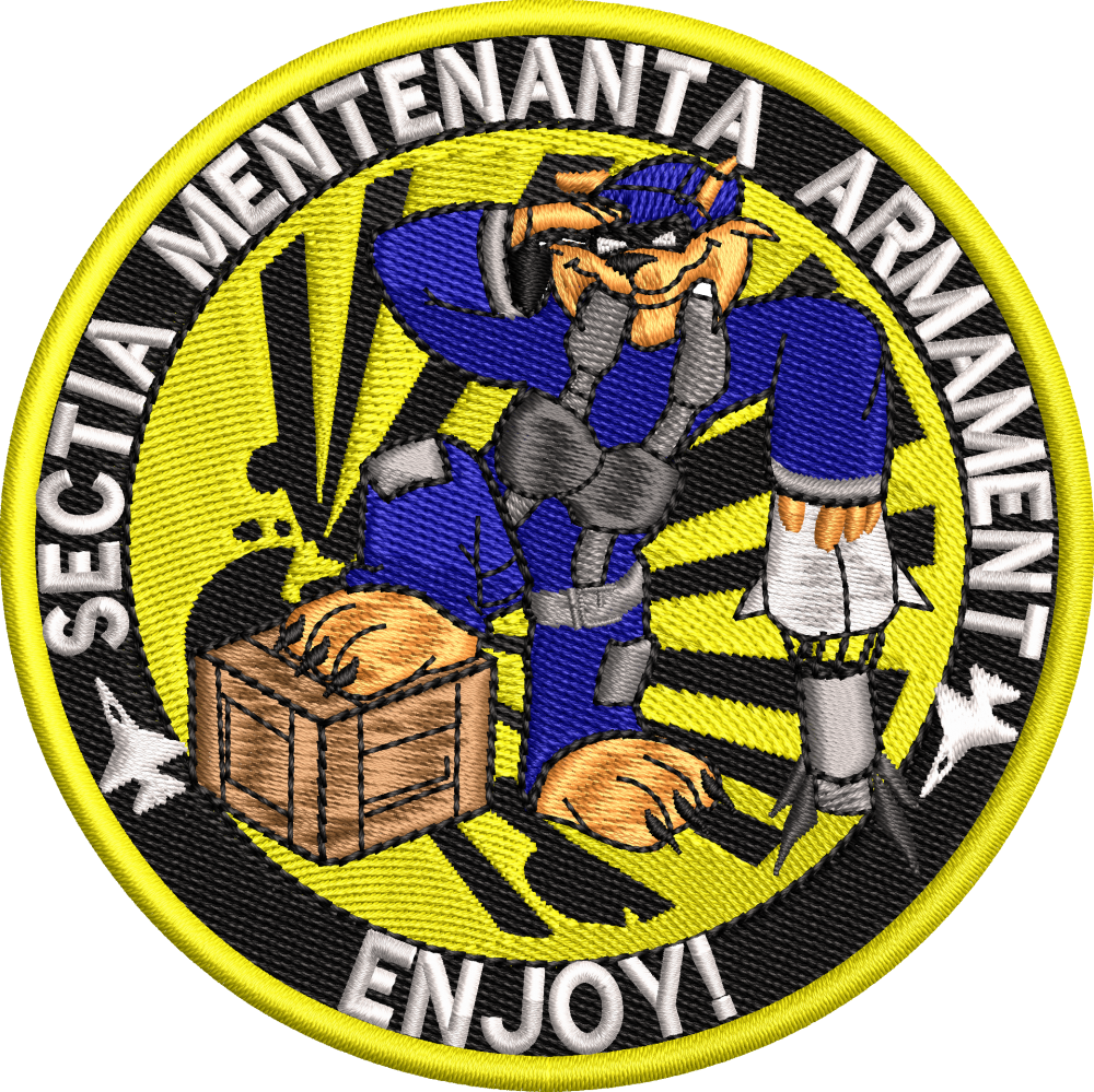 EMBLEMA SECTIA MENTENATA  ARMAMENT AVIATIE